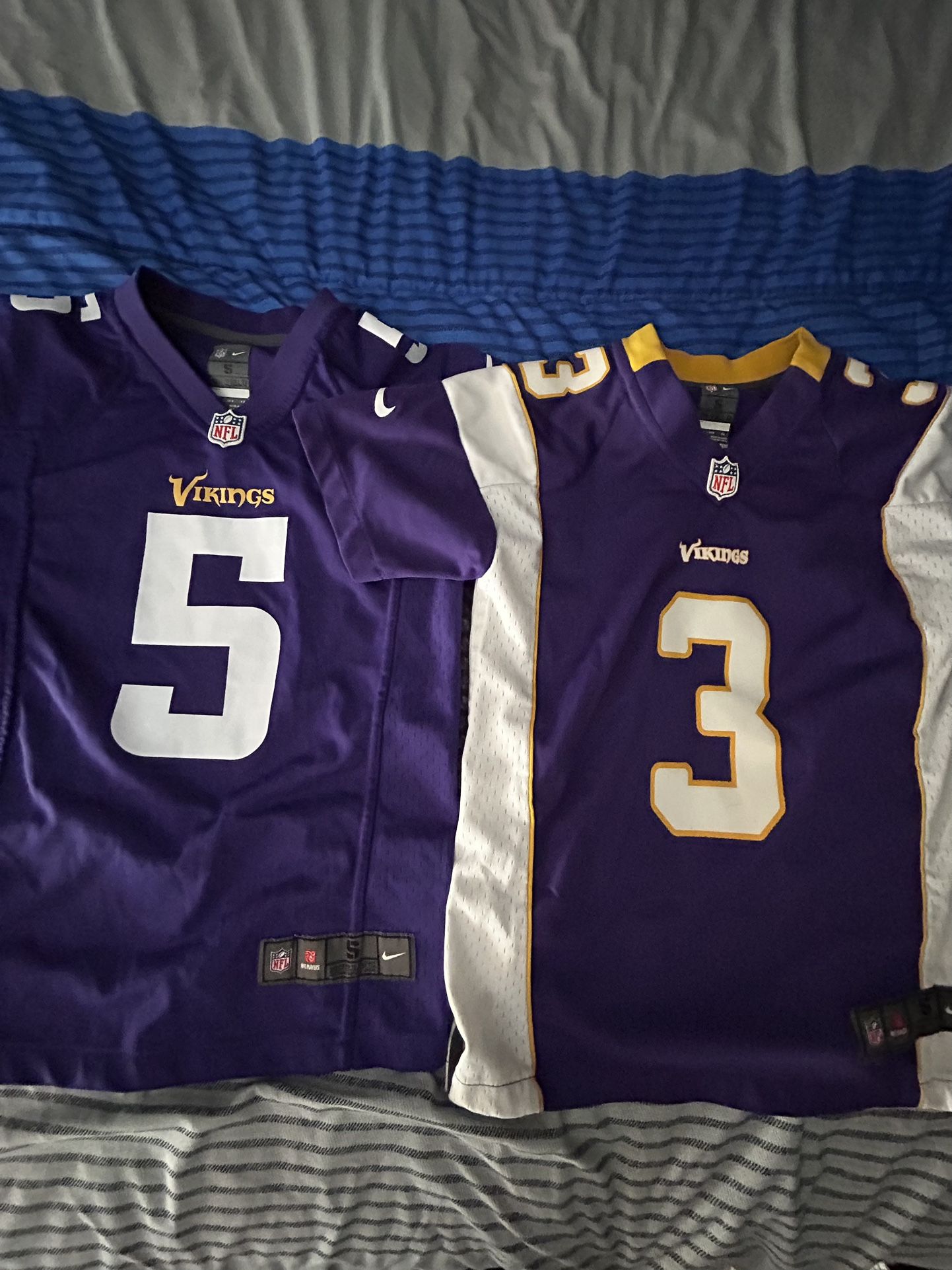 Teddy Bridgewater, Blair Walsh official NFL Jerseys