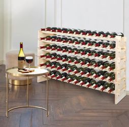 Wooden rack (72 bottles) 