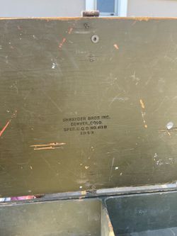 Antique Bullet Case