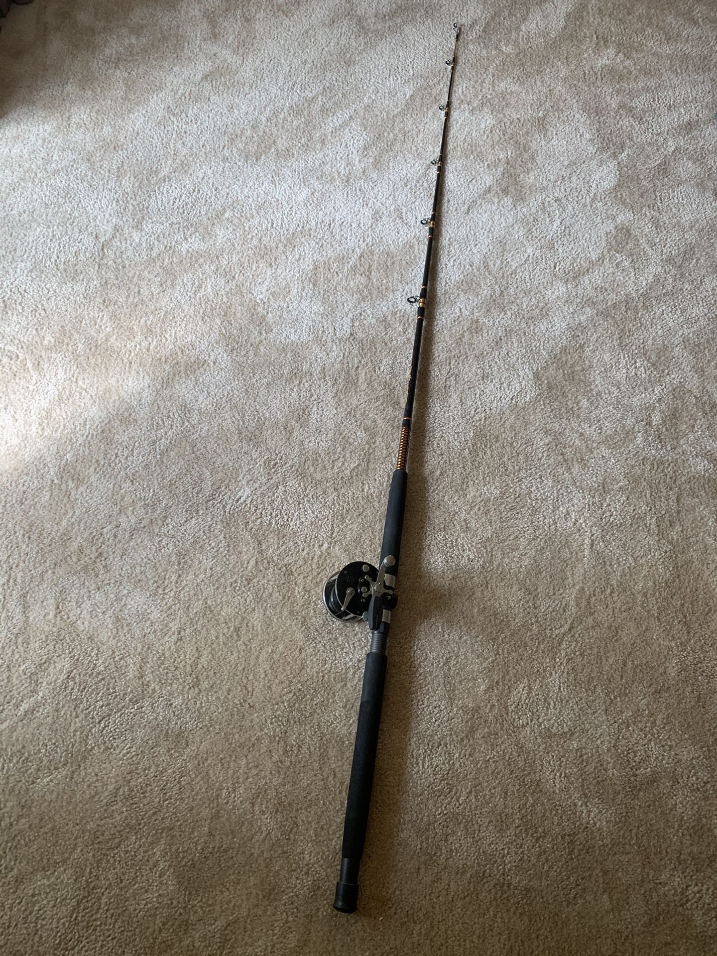 Fishing reel and rod penn