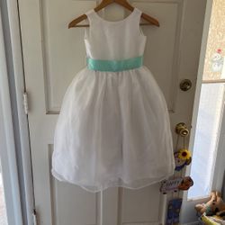 Size 5 Girls White Dress
