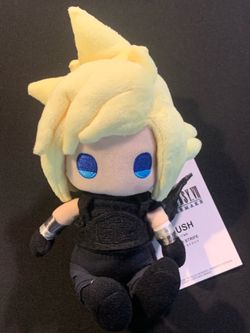 Final Fantasy VII Remake Cloud, Tifa and Aerith Plush Dolls