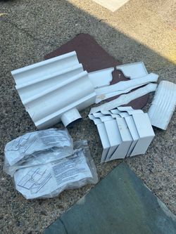 Accesorios canaletas de lluvia en aluminio