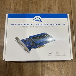 OWC ACCELSIOR S PCIe to 2.5-inch SATA 6G Expansion Card for Mac Pro (2006-2012) and PC Towers