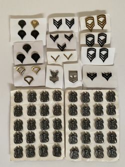 US Army Navy Marine Air Force Military Lapel Pin Collection