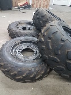 4 wheeler or tractor tires and rims