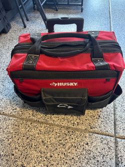 Husky rolling tool bag