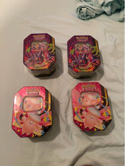 Pokemon ex tins $35 each or all for $33