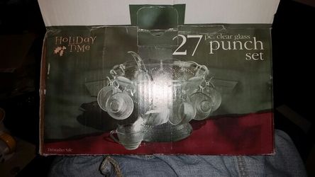 Punch bowl set