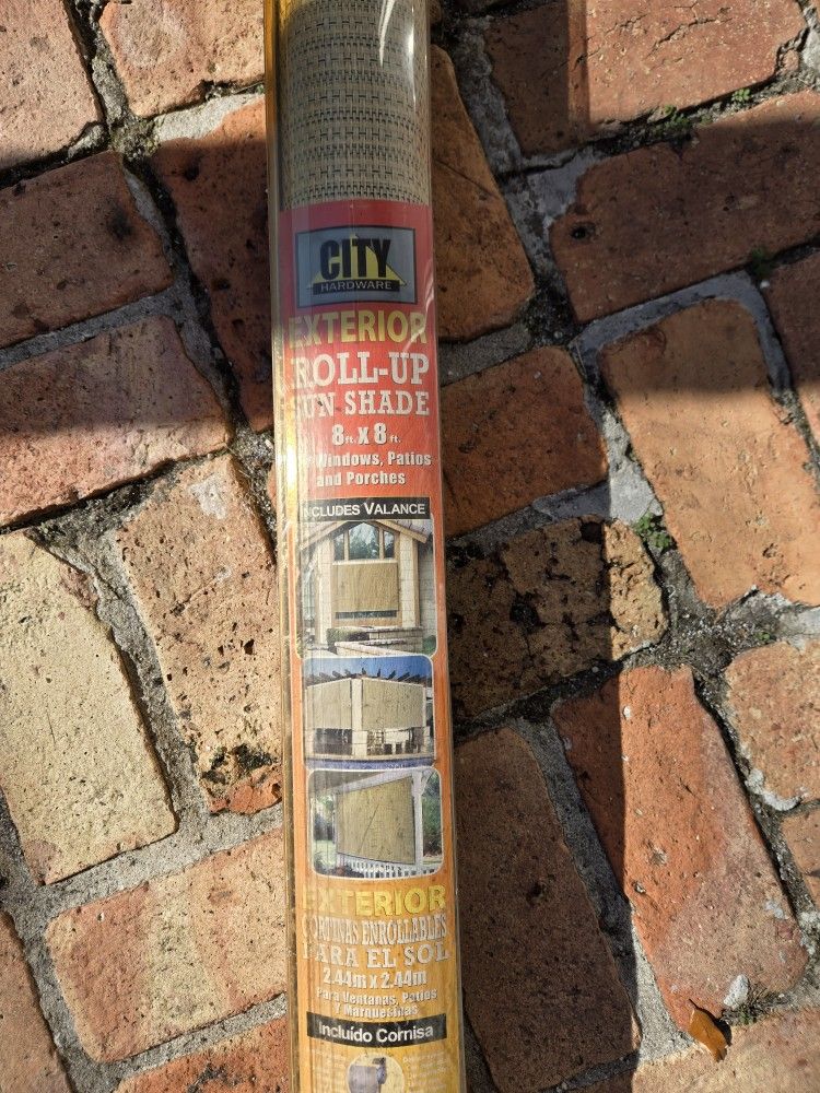 Exterior Roll Up Sun Shade 8ft×8ft
