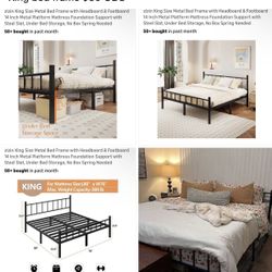 King bed frame