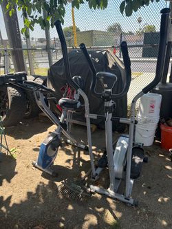 Elliptical and bike for sale
