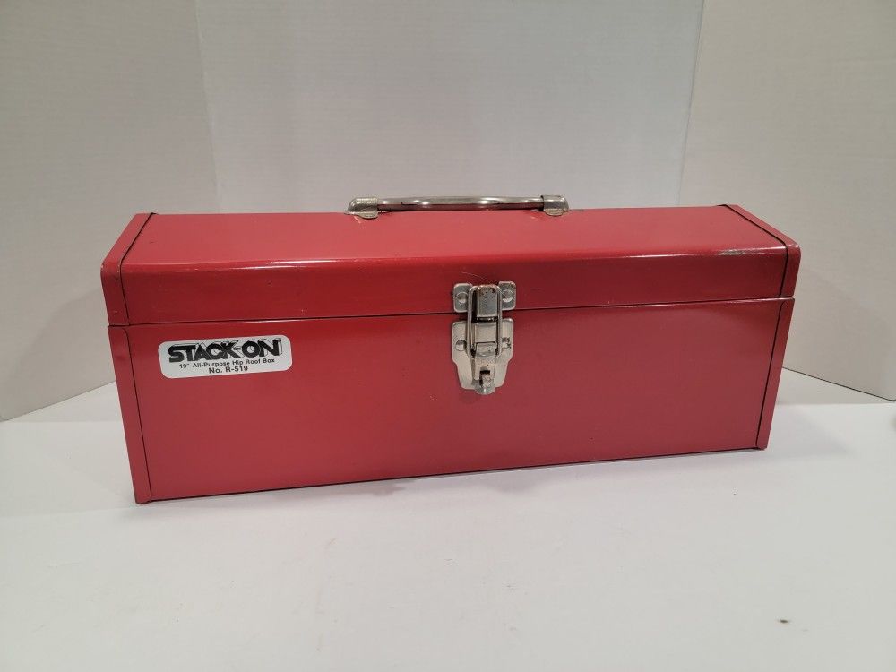 Stack-On Mechanics 19” All-Purpose Hip Roof Box R-516 ~ Used, Red Toolbox