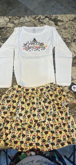 199 - Thanksgiving Girl’s Outfit Size 7