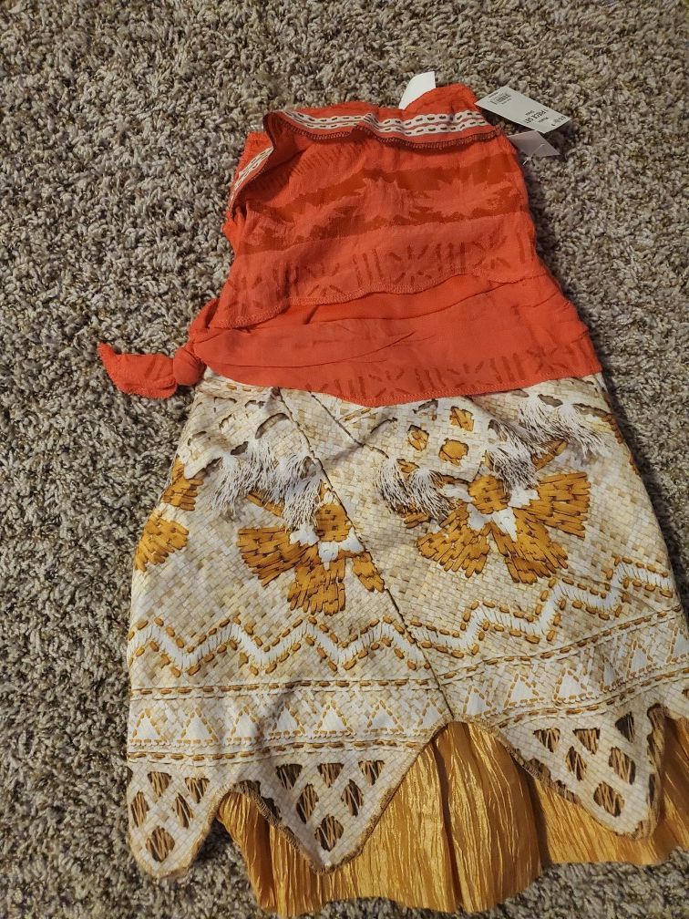 Moana kid costume 3-4t