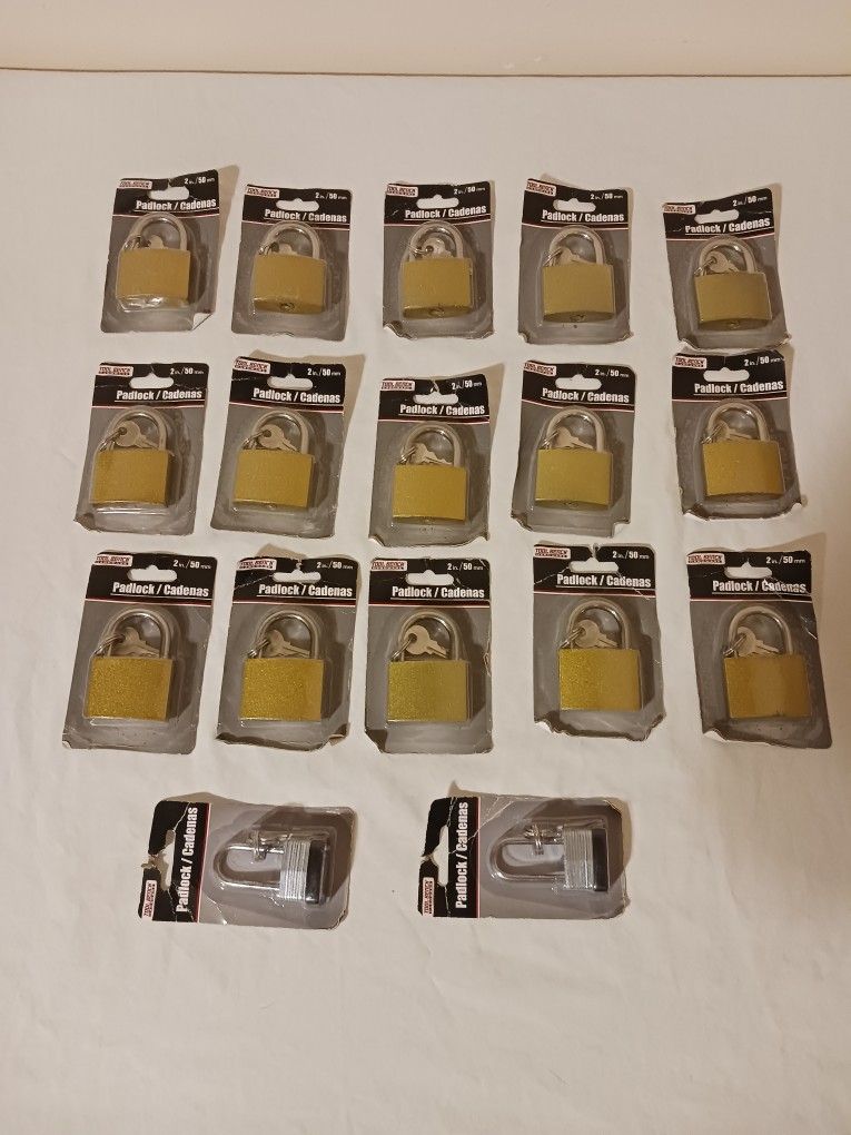 17 heavy duty 2-in 50 mm tool bench Hardware brand padlocks