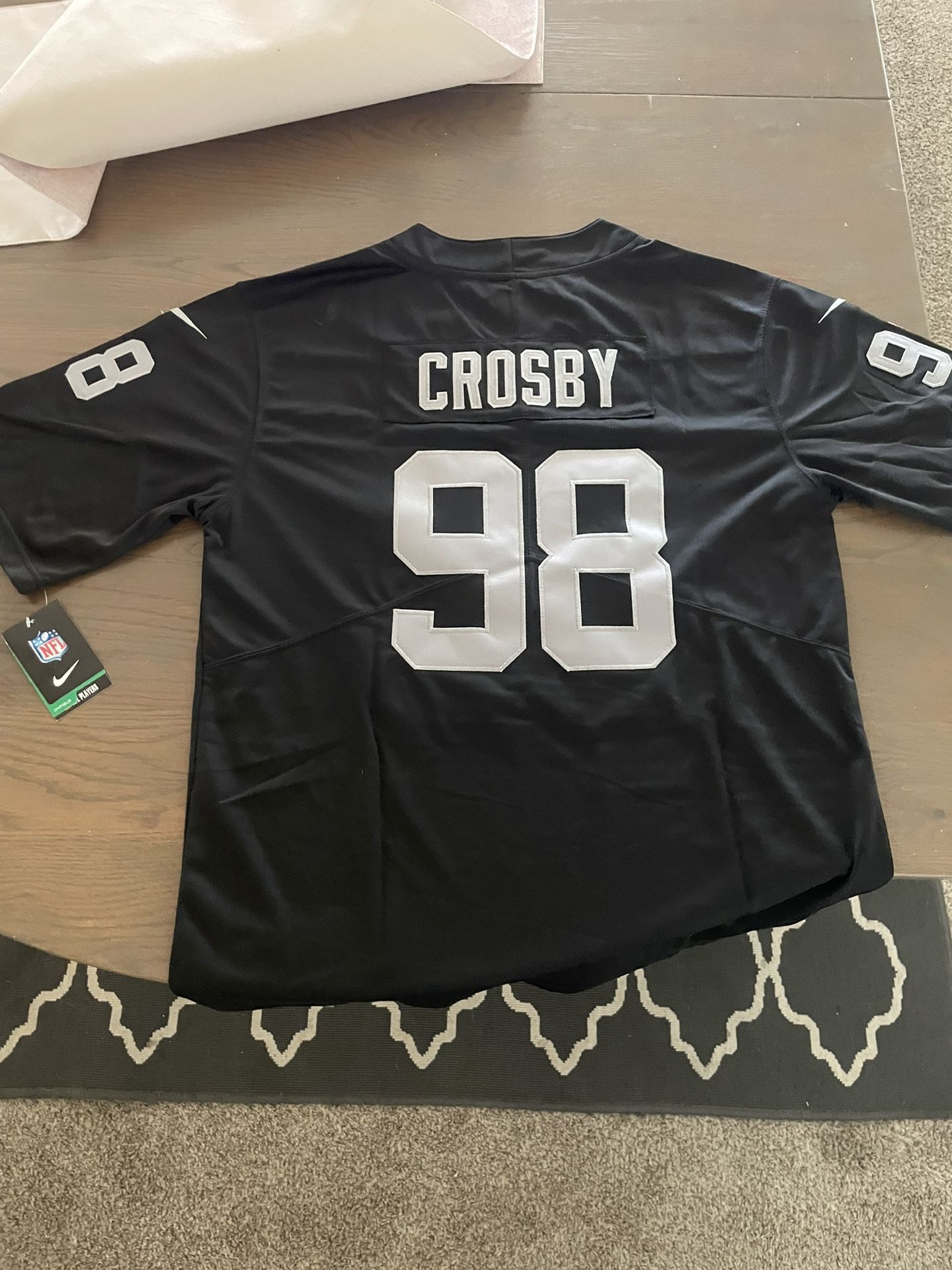 Max Crosby Raiders jersey