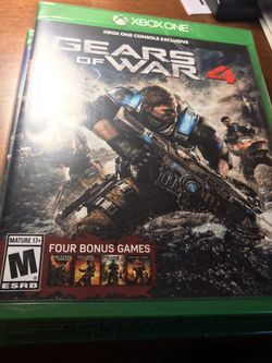 Xbox one gears of war 4 brand new video game sealed