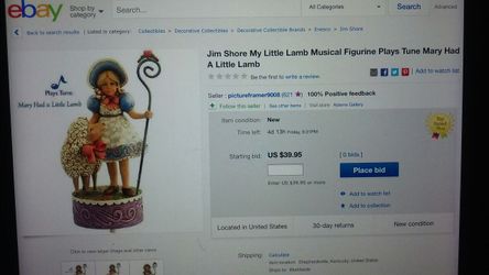 Mary had a little lamb music box