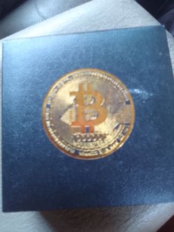 Bitcoin collectible coin