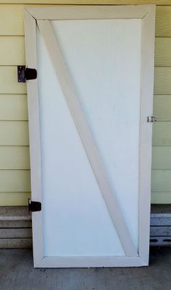 Wood door