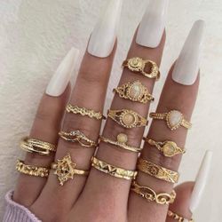 15 Pc Ring Set