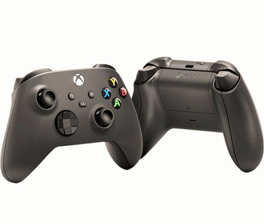 Xbox Wireless Controller Carbon Black - Wireless & Bluetooth Connectivity - New Hybrid D-pad - New Share Button - Featuring Textured Grip - Easily Pai