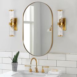 Andy Star oval mirror
