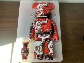 Basquiat #5 400% & 100% Bearbrick