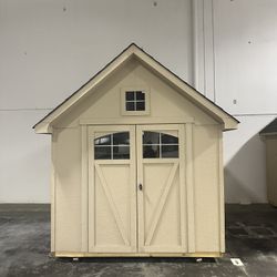 8’x10’ Assembled Storage Shed With Floring