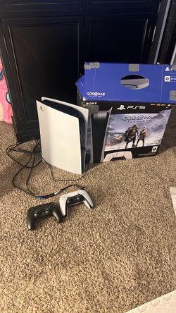 PS5 God of War Ragnarök Bundle with Two Controllers