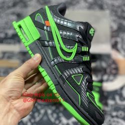 Off-White x Air Rubber Dunk 'Green Strike'