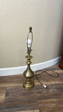 Brass Table Lamp Base No Shade