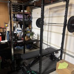 Power Rack + Lat/Low Row Bundle