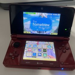 Nintendo 3ds flame red