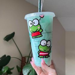 Keroppi Starbucks Cup