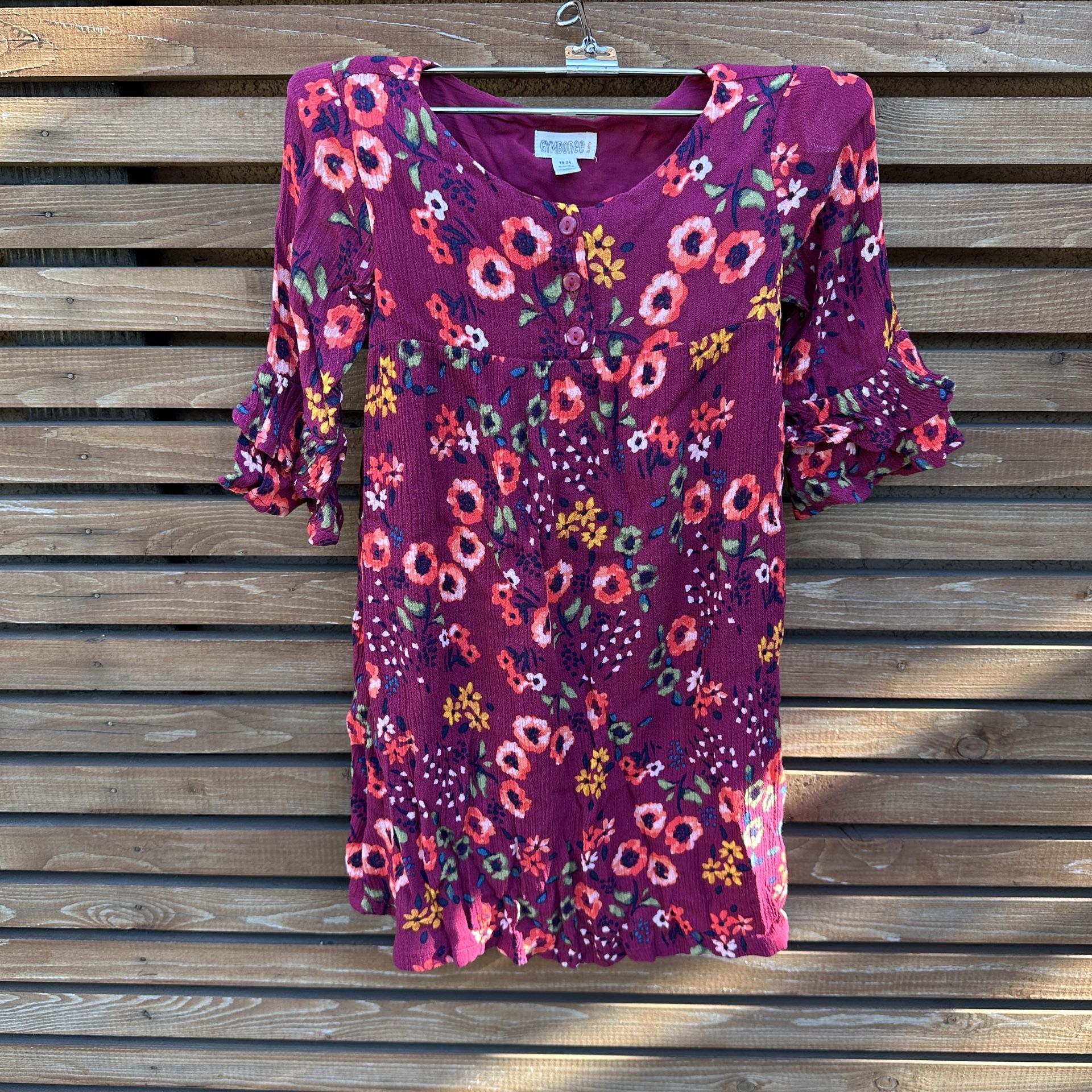 Toddlers Gymbore Floral Dress
