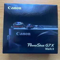 Canon Powershot G7 Mark II