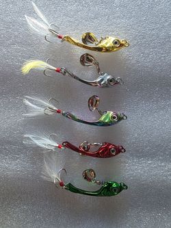 Set of 5 Metal Jig Fishing Lures 10g