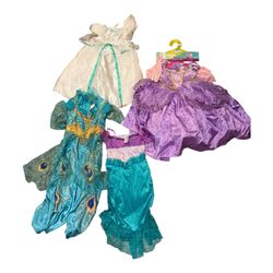 (4) kids princess dresses /costumes
