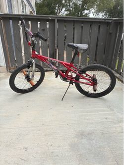 20” pro Street Mongoose and 20” blue huffy bikes