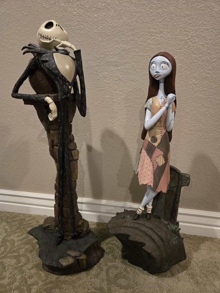 Disney Nightmare Before Christmas Big Figures Jack And Sally
