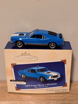 1970 Ford Mach 1 Mustang Vintage Hallmark Ornament