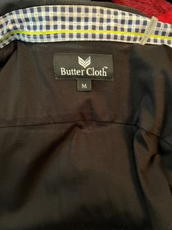 Men's Medium Butter Cloth Button Up Shirt