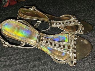 Womens Gold dress Shoes