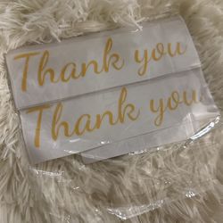 Thank You Stickers