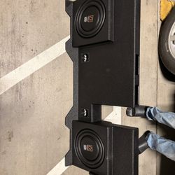 Dual 10” subwoofer box