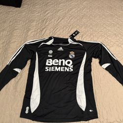 Adidas Black and White Long Sleeve Jersey 