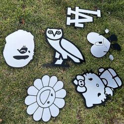 Hello Kitty, Bape, Dodgers, Bad Bunny, Drake Mirrors 2FT