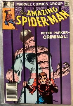 The Amazing Spider-Man #219 Aug (Marvel,1981)